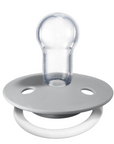 BIBS Pacifier De Lux Silicone 2 PK Sage GLOW / Cloud GLOW ONE SIZE (Min. of 1 PK, multiples of PK)