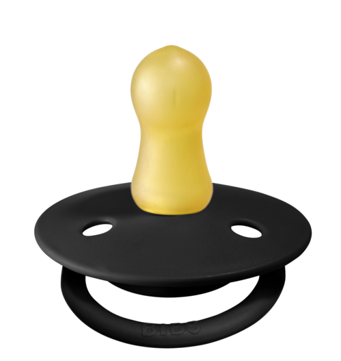 BIBS Pacifier De Lux Latex 2 PK Cloud / Black (Min. of 1 PK, multiples of 1 PK)
