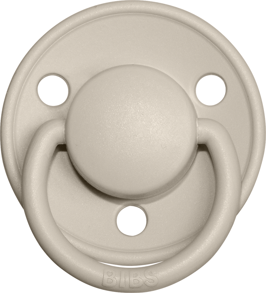BIBS Pacifier De Lux Latex 2 PK Sand (Min. of 2 PK, multiples of 2 PK