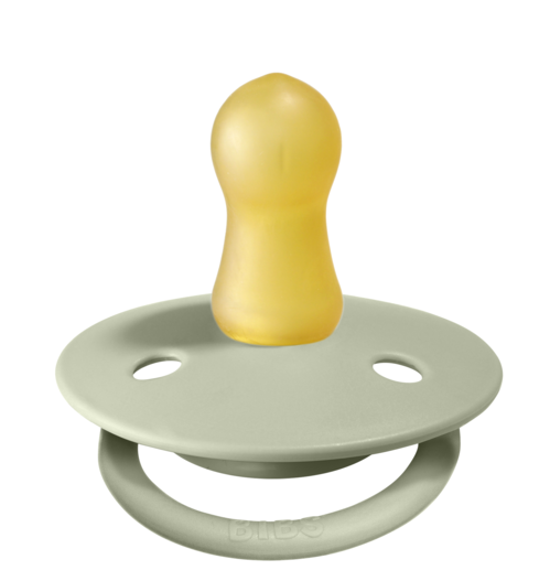 BIBS Pacifier De Lux Latex 2 PK Sage (Min. of 2 PK, multiples of 2 PK)
