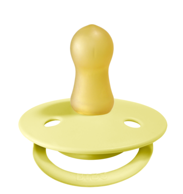 BIBS Pacifier De Lux Latex 2 PK Sunshine (Min. of 2 PK, multiples of 2 PK)