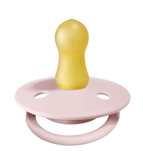 BIBS Pacifier De Lux Latex 2 PK Blossom / Haze (Min. of 2 PK, multiples of 2 PK)