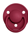 BIBS Pacifier De Lux Latex 2 PK Ruby (Min. of 2 PK, multiples of 2 PK)
