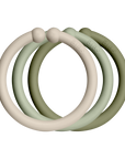BIBS Loops 12 PK Vanilla / Sage / Olive ONE SIZE (Min. of 2 PK, multiples of 2 PK)