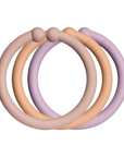 BIBS Loops 12 PK Blush / Peach / Dusky Lilac ONE SIZE (Min. of 2 PK, multiples of 2 PK)