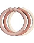 BIBS Loops 12 PK Blush / Woodchuck / Ivory ONE SIZE (Min. of 2 PK, multiples of 2 PK)