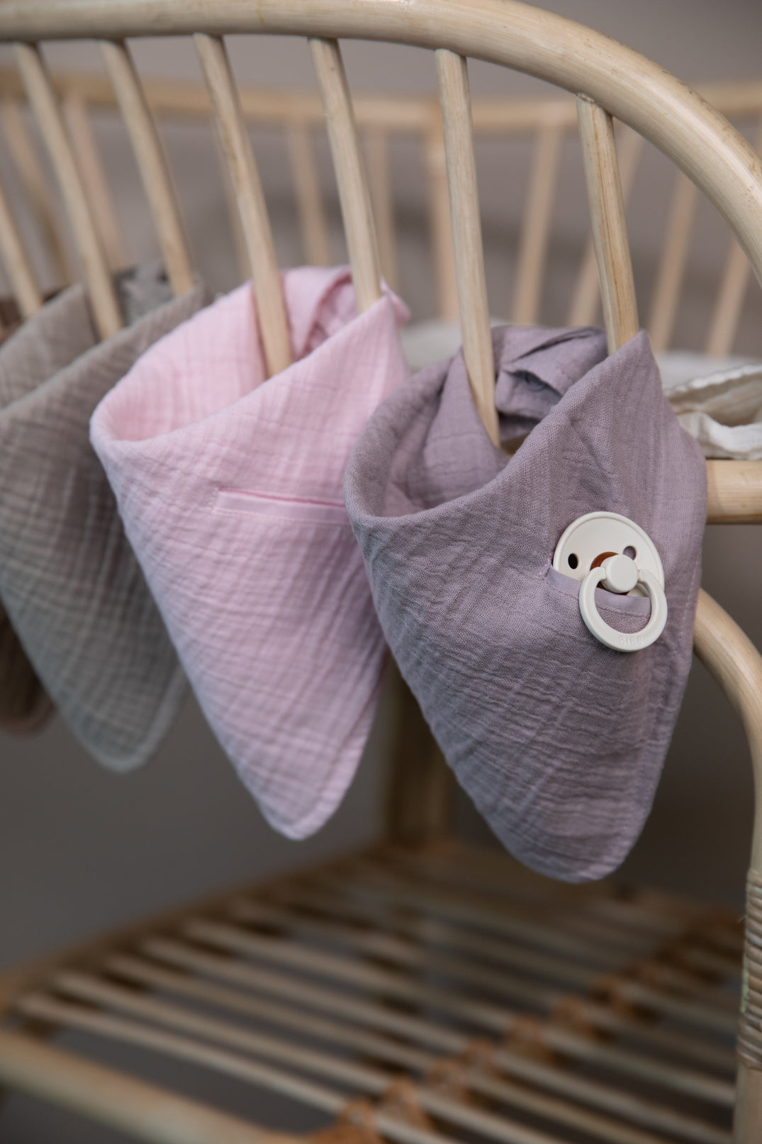 BIBS Bandana Bib Dusky Lilac ONE SIZE (Min. of 2 PK , multiples of 2 PK)