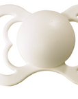 BIBS Pacifier SUPREME Silicone 2 PK Ivory (Min. of 2 PK, multiples of 2 PK)