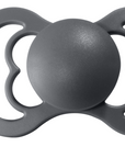 BIBS Pacifier SUPREME Silicone 2 PK Iron (Min. of 2 PK, multiples of 2 PK)