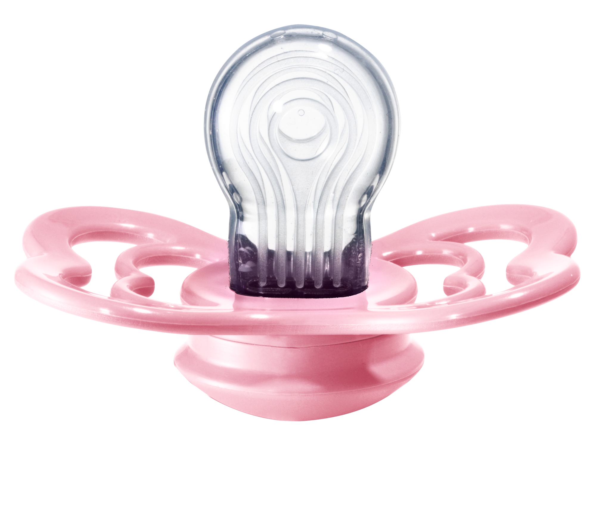 BIBS Pacifier SUPREME Silicone 2 PK Baby Pink (Min. of 2 PK, multiples of 2 PK)