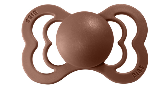 BIBS Pacifier SUPREME Silicone 2 PK Woodchuck (Min. of 2 PK, multiples of 2 PK)