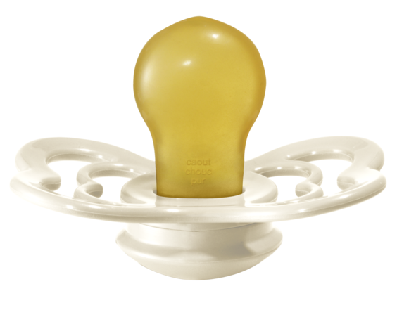 BIBS Pacifier SUPREME Latex 2 PK Ivory (Min. of 2 PK, multiples of 2 PK)