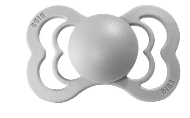 BIBS Pacifier SUPREME Latex 2 PK Cloud (Min. of 2 PK, multiples of 2 PK)