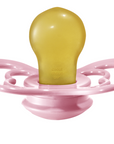 BIBS Pacifier SUPREME Latex 2 PK Baby Pink (Min. of 2 PK, multiples of 2 PK)