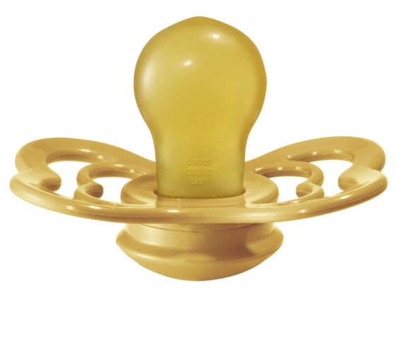 BIBS Pacifier SUPREME Latex 2 PK Mustard (Min. of 2 PK, multiples of 2 PK)