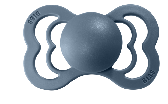BIBS Pacifier SUPREME Latex 2 PK Petrol (Min. of 2 PK, multiples of 2 PK)