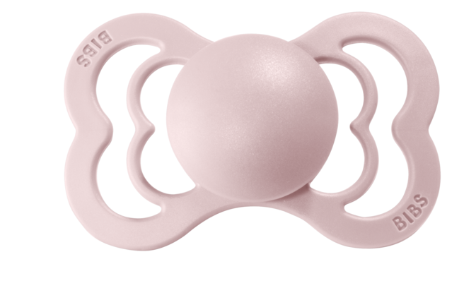 BIBS Pacifier SUPREME Latex 2 PK Blossom / Haze (Min. of 2 PK, multiples of 2 PK)
