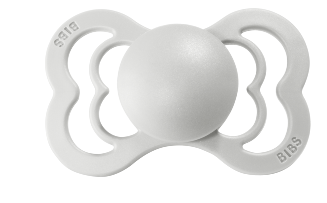 BIBS Pacifier SUPREME Latex 2 PK Blossom / Haze (Min. of 2 PK, multiples of 2 PK)