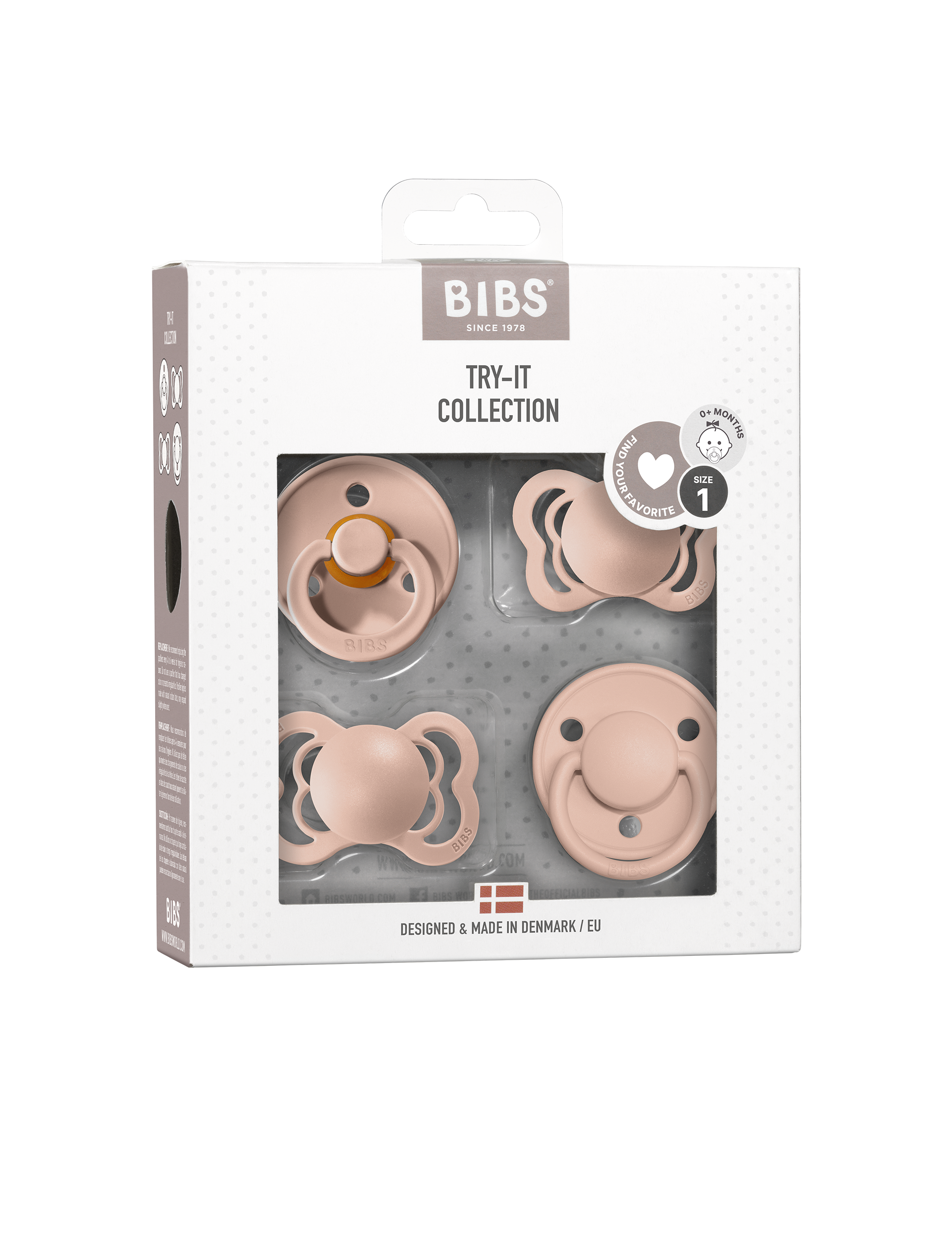 BIBS Try-It Collection Blush (Min. of 2 PK, multiples of 2 PK)