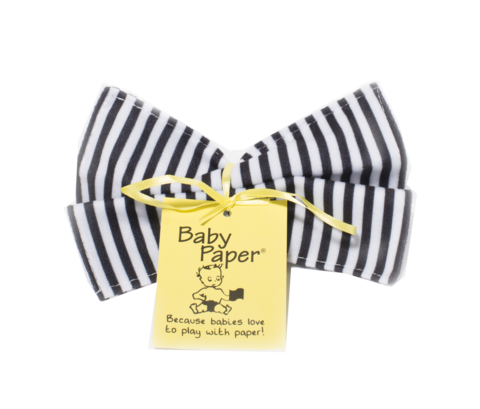 Black-White Stripe Baby Paper (Min. of 6, multiples of 6)