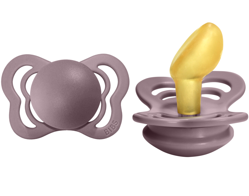 BIBS Pacifier COUTURE Latex 2 PK Heather (Min. of 2 PK, multiples of 2 PK)