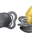 BIBS Pacifier COUTURE Latex 2 PK Iron (Min. of 2 PK, multiples of 2 PK)