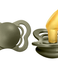 BIBS Pacifier COUTURE Latex 2 PK Olive (Min. of 2 PK, multiples of 2 PK)