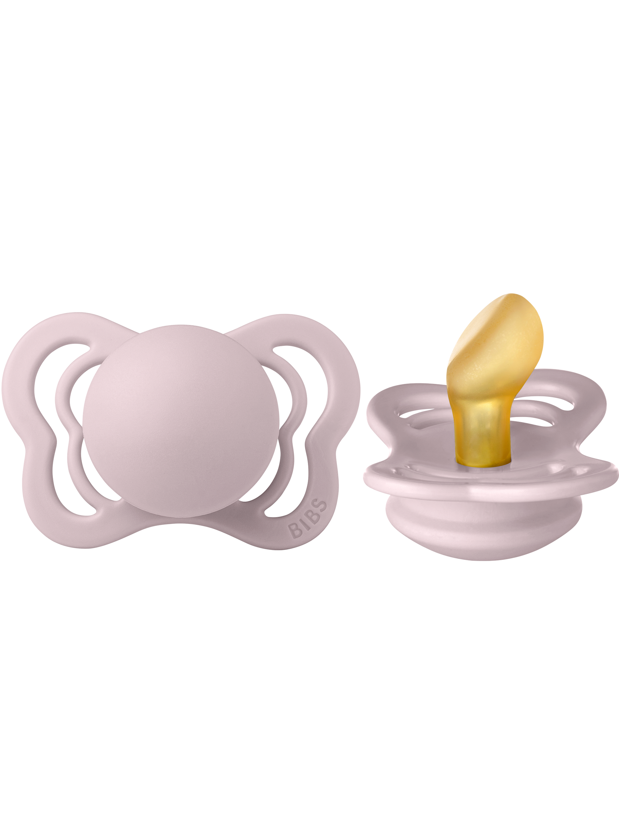 BIBS Pacifier COUTURE Latex 2 PK Pink Plum (Min. of 2 PK, multiples of 2 PK)