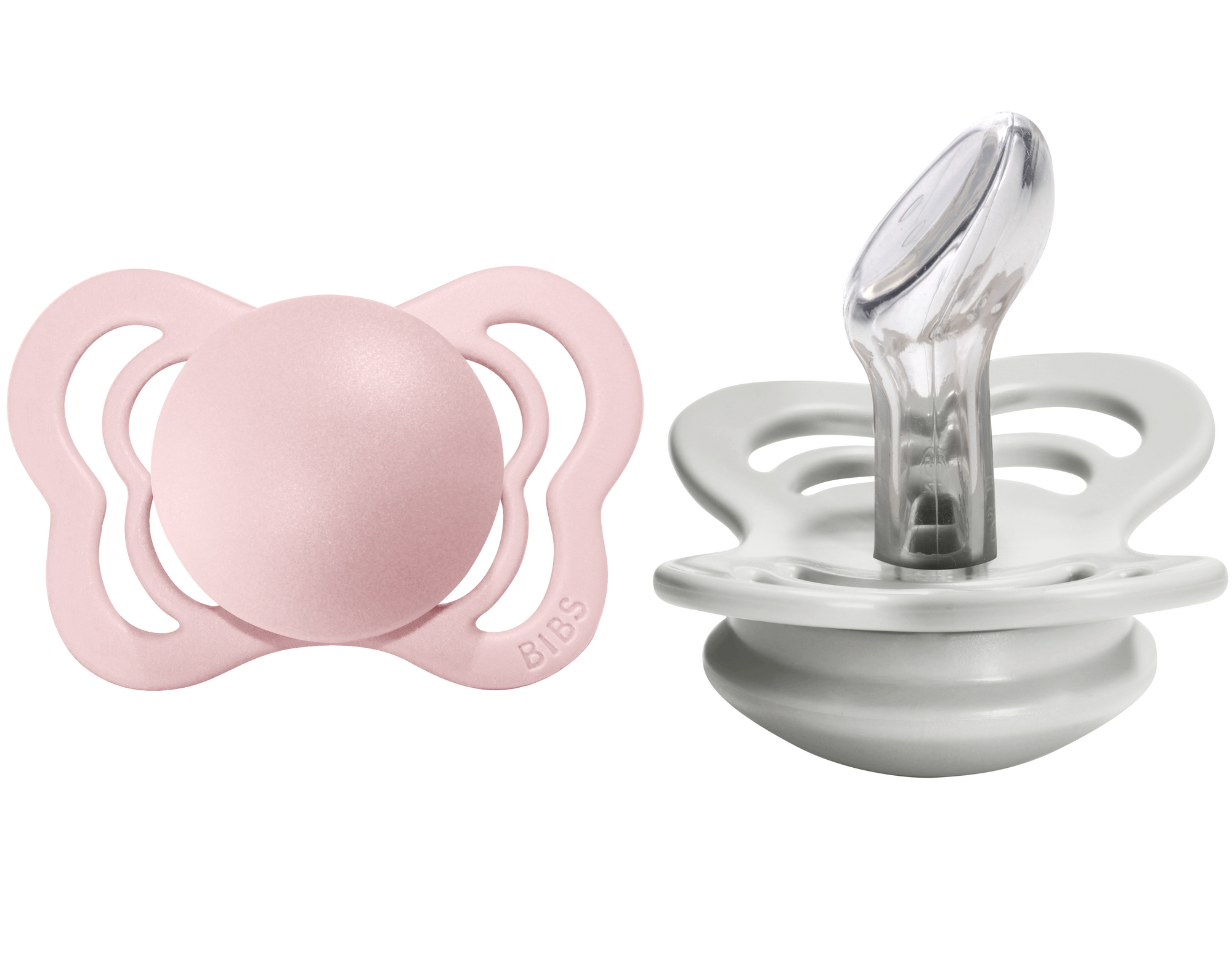 BIBS Pacifier COUTURE Silicone 2 PK Blossom / Haze (Min. of 2 PK, multiples of 2 PK)