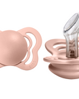 BIBS Pacifier COUTURE Silicone 2 PK Blush (Min. of 2 PK, multiples of 2 PK)