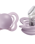 BIBS Pacifier COUTURE Silicone 2 PK Dusky Lilac (Min. of 2 PK, multiples of 2 PK)