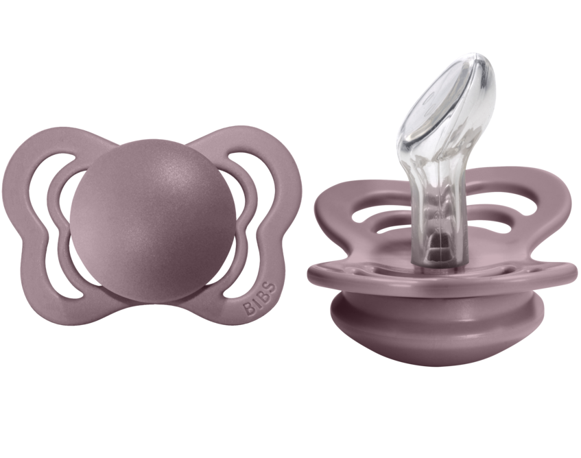 BIBS Pacifier COUTURE Silicone 2 PK Heather (Min. of 2 PK, multiples of 2 PK)