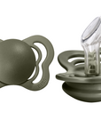 BIBS Pacifier COUTURE Silicone 2 PK Hunter Green (Min. of 2 PK, multiples of 2 PK)