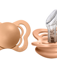 BIBS Pacifier COUTURE Silicone 2 PK Peach (Min. of 2 PK, multiples of 2 PK)