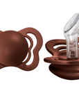BIBS Pacifier COUTURE Silicone 2 PK Rust (Min. of 2 PK, multiples of 2 PK)
