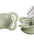 BIBS Pacifier COUTURE Silicone 2 PK Sage (Min. of 2 PK, multiples of 2 PK)