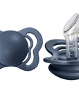 BIBS Pacifier COUTURE Silicone 2 PK Steel Blue (Min. of 2 PK, multiples of 2 PK)