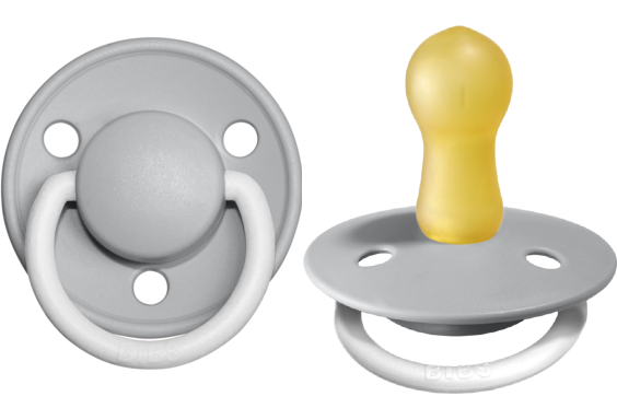 BIBS Pacifier De Lux Latex 2 PK Cloud GLOW (Min. of 2 PK, multiples of 2 PK)