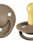 BIBS Pacifier De Lux Latex 2 PK Dark Oak (Min. of 2 PK, multiples of 2 PK)