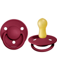 BIBS Pacifier De Lux Latex 2 PK Ruby (Min. of 2 PK, multiples of 2 PK)