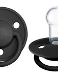 BIBS Pacifier De Lux Silicone 2 PK Black ONE SIZE (Min. of 2 PK, multiples of 2 PK)