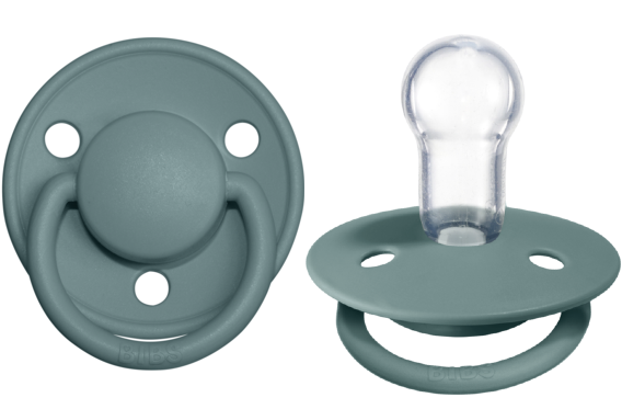 BIBS Pacifier De Lux Silicone 2 PK Island Sea ONE SIZE (Min. of 2 PK, multiples of 2 PK)