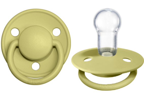 BIBS Pacifier De Lux Silicone 2 PK Meadow ONE SIZE (Min. of 2 PK, multiples of 2 PK)