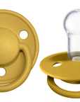 BIBS Pacifier De Lux Silicone 2 PK Mustard ONE SIZE (Min. of 2 PK, multiples of 2 PK)