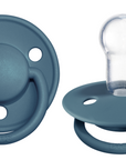 BIBS Pacifier De Lux Silicone 2 PK Petrol ONE SIZE (Min. of 1 PK, multiples of 1 PK)