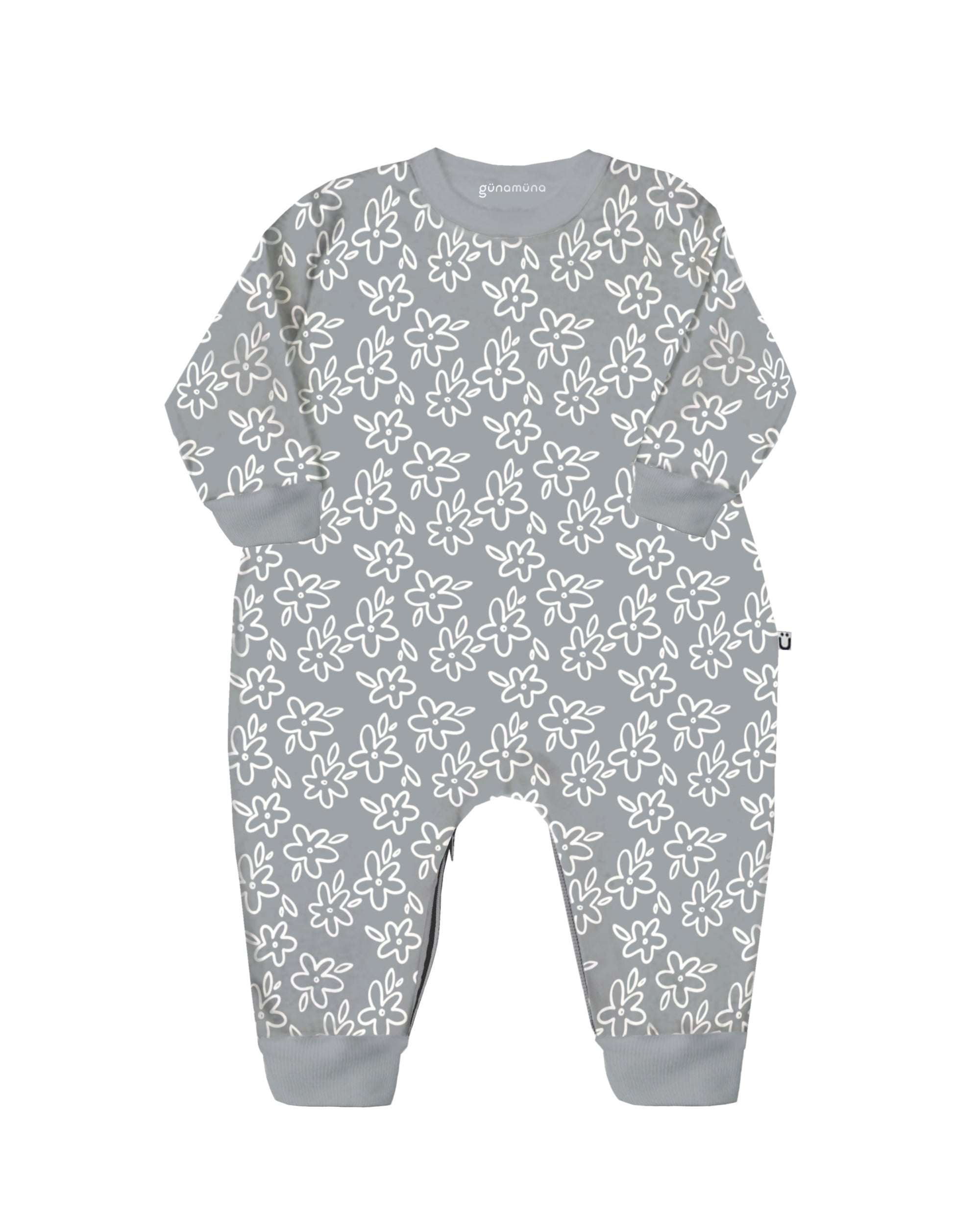 günamüna Fleece Jumpsuit Daisy Days (Min. of 2, multiples of 2)