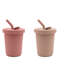 noüka Straw Cup 8 OZ 2 Pack - Deep Moon/Soft Blush (Min. of 2 PK, Multiples of 2 PK)