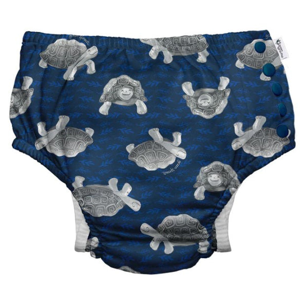 Eco Snap Swim Diaper-Navy Tortoise (Min. of 2, multiples of 2)