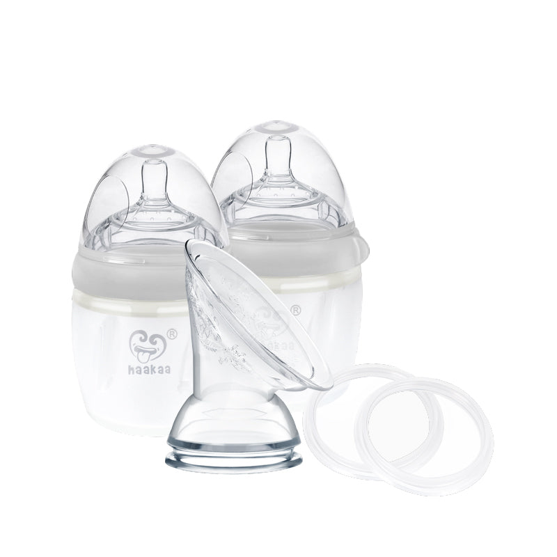 Haakaa Generation 3 Silicone Pump and Bottle Pack (Min. of 4 multiples of 4)