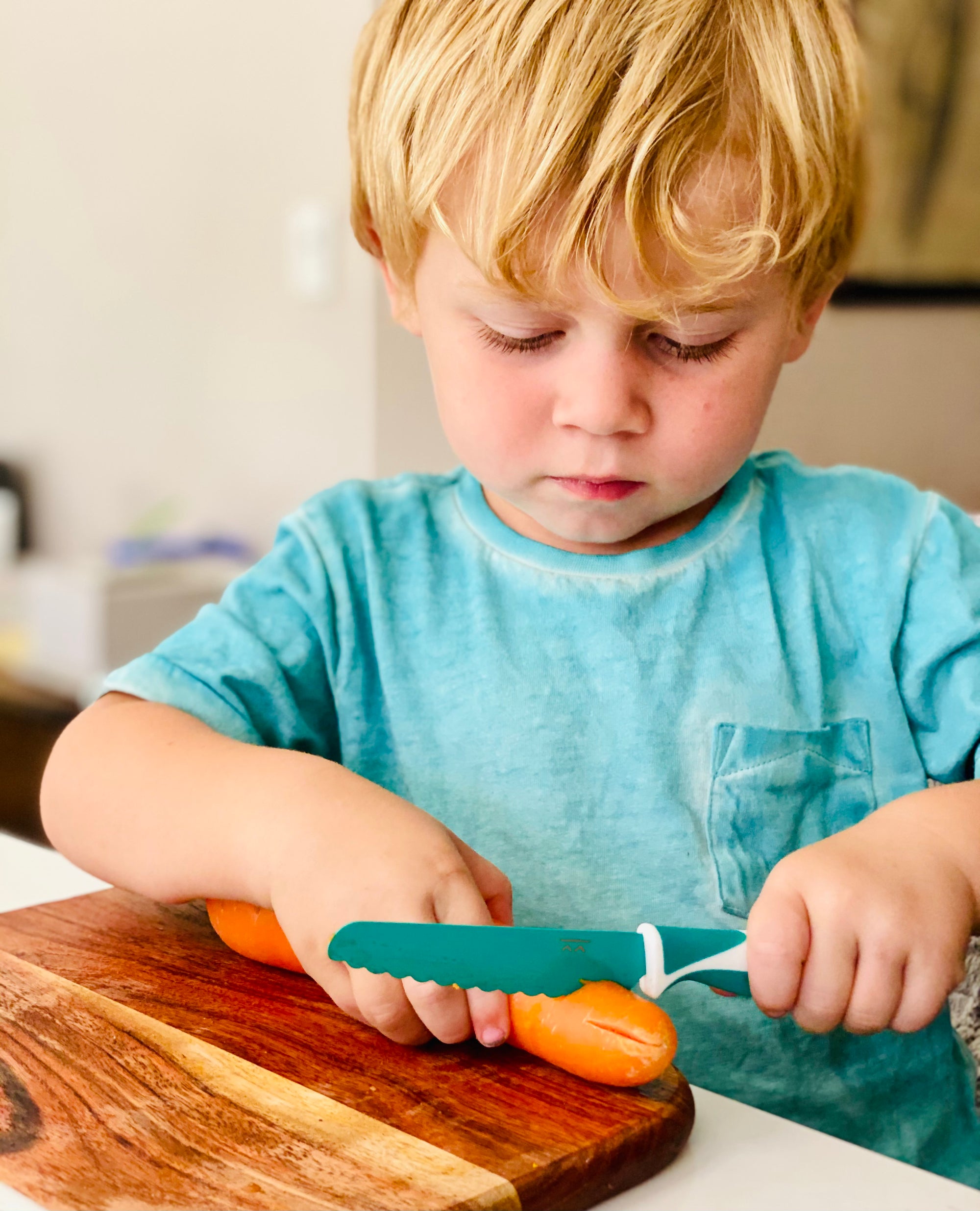 Kiddikutter Child Safe Knife Green (Min. of 2 PK, multiples of 2 PK)